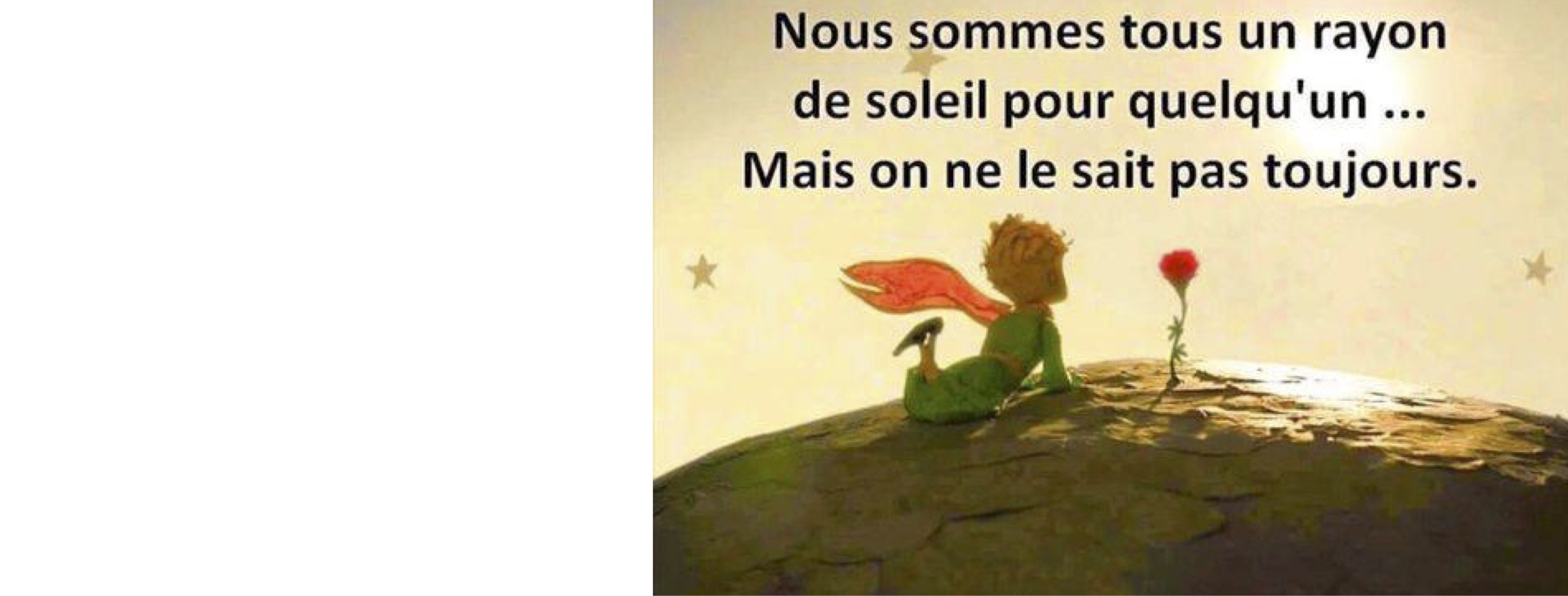 Une pensée qui nous porte